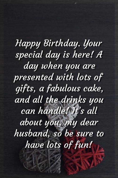 happy birthday dear hubby quotes